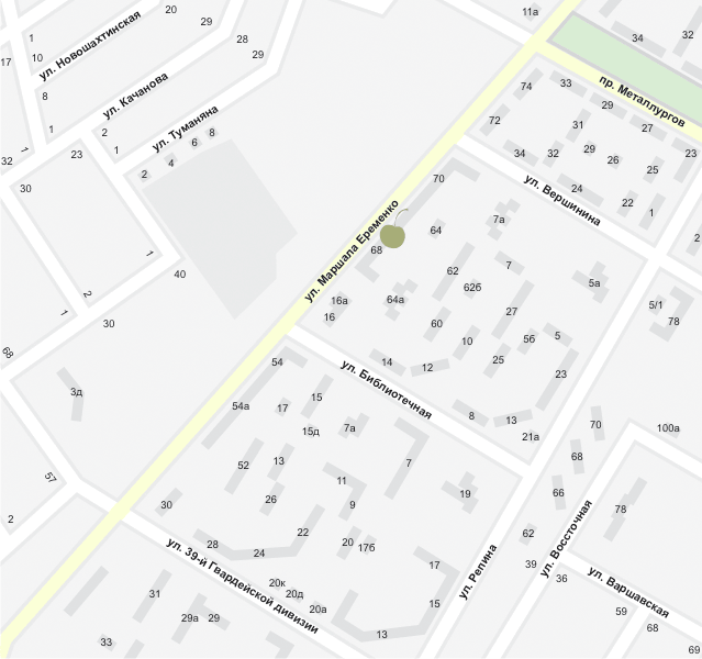 Шинок на карте